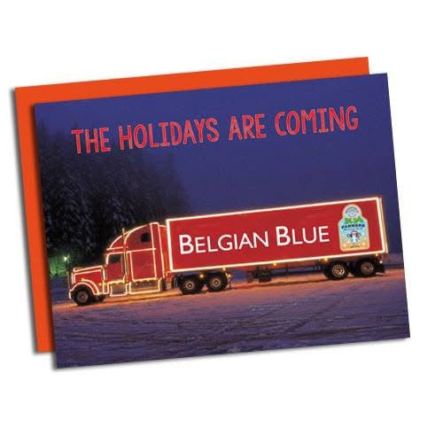 Belgian Blue Card - Christmas