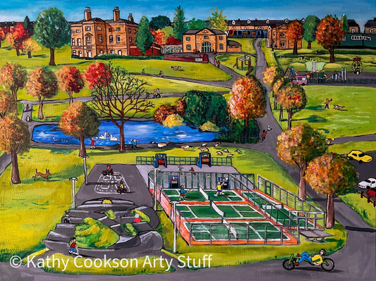Hillsborough Park A4 Print