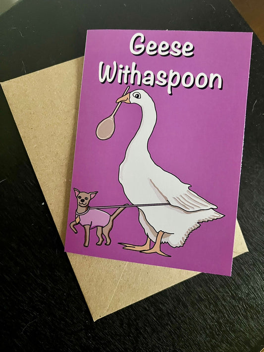 Geese Withaspoon Card