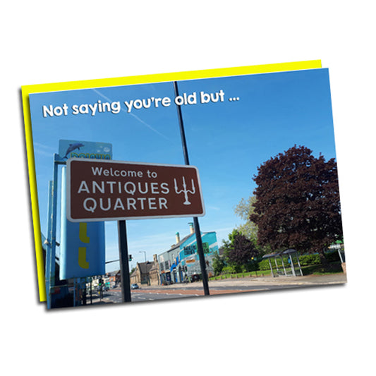 Antique Quarter Card