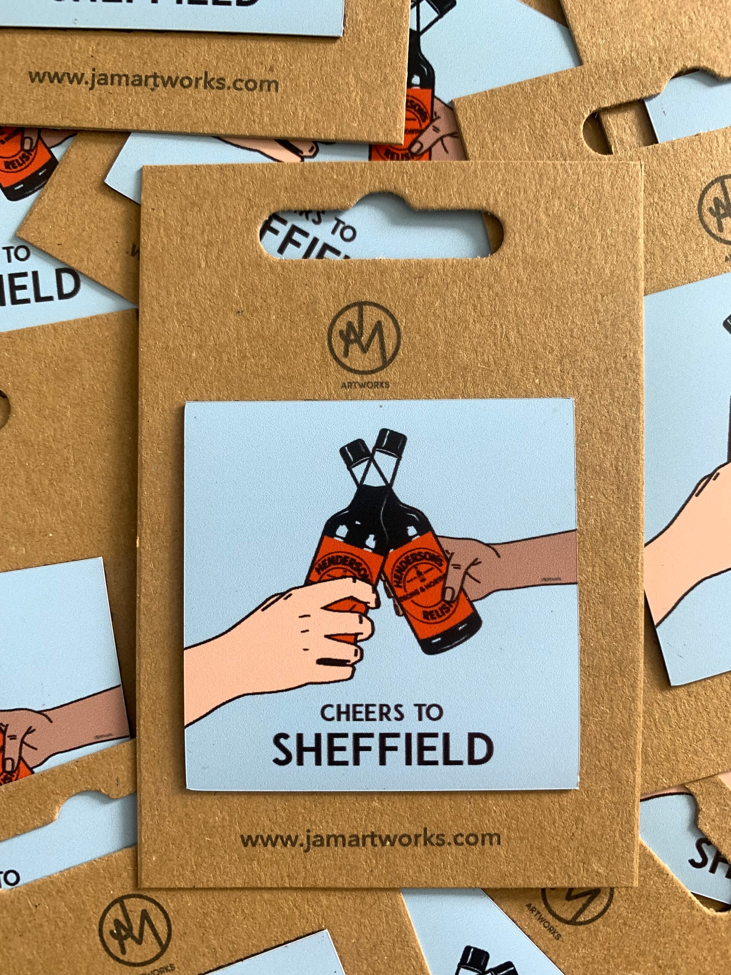 Cheers To Sheffield Magnet - small