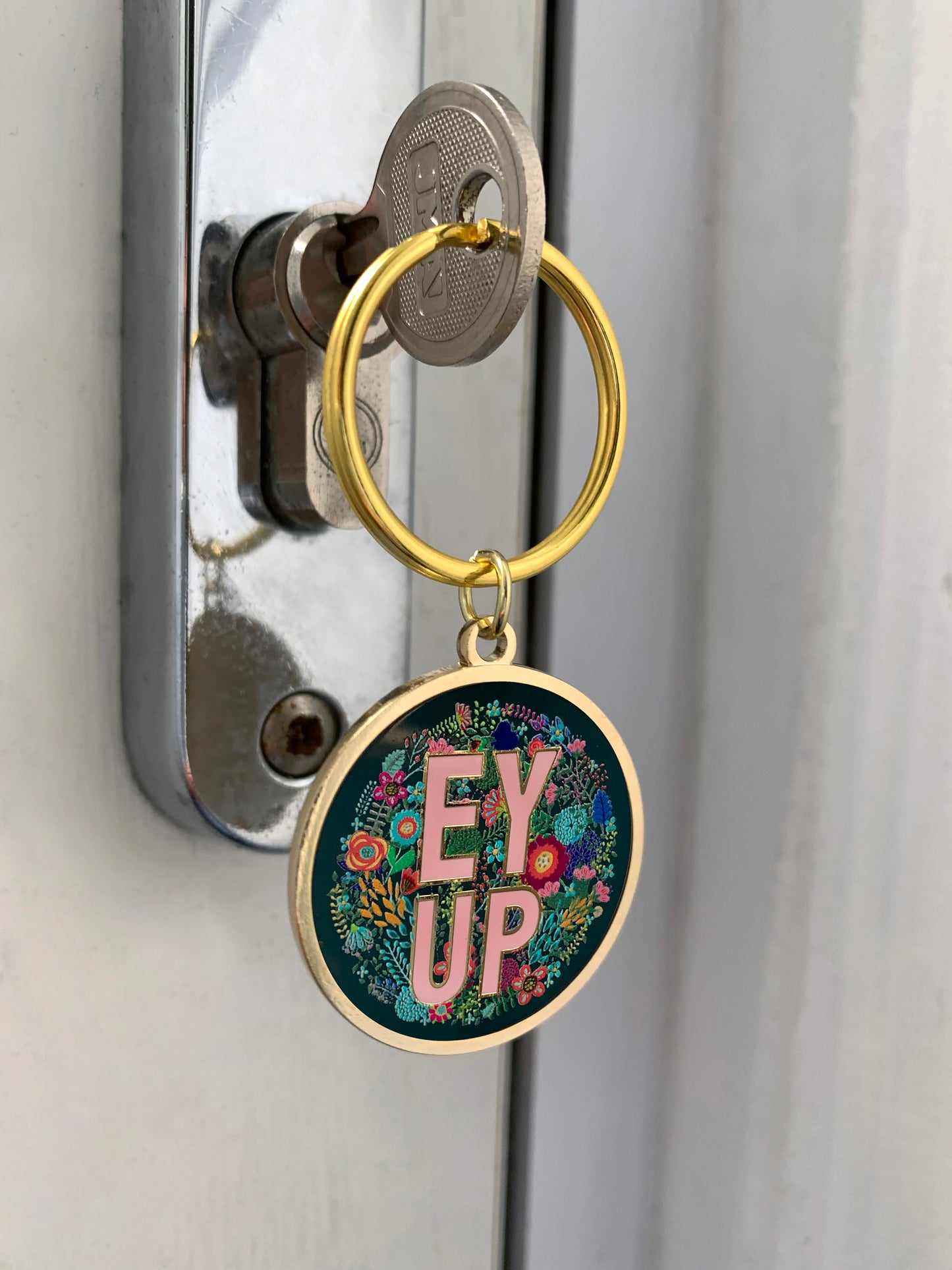 Ey Up Keyring