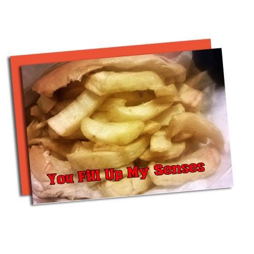 Greasy Chip Butty Card