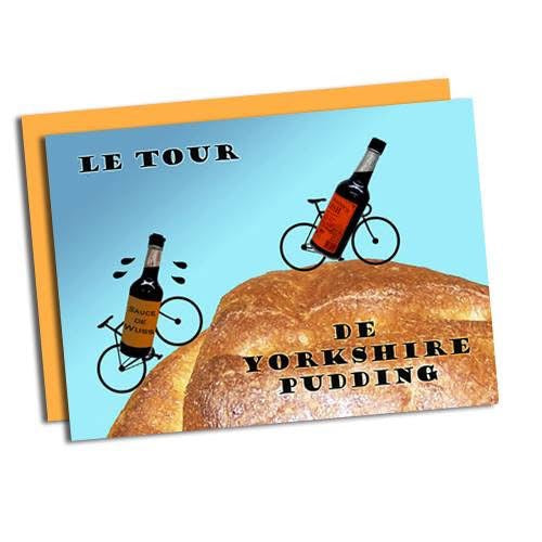 Le Tour De Yorkshire Pudding Card