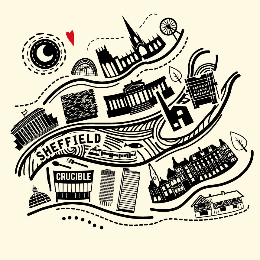 Sheffield Illustration Card