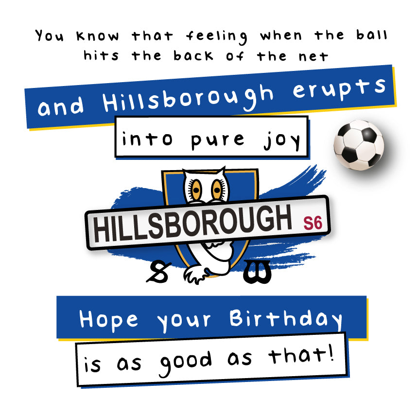 Sheffield Wednesday Card