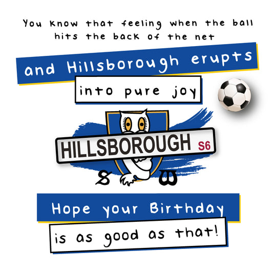 Sheffield Wednesday Card