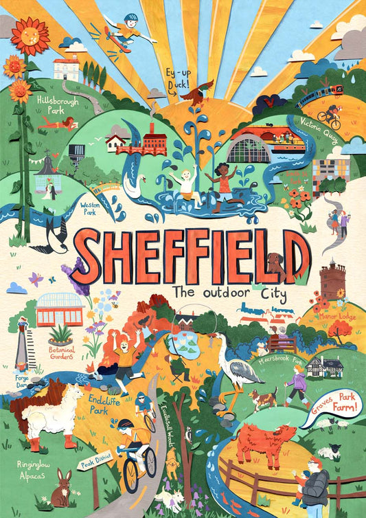 Sheffield A4 Print