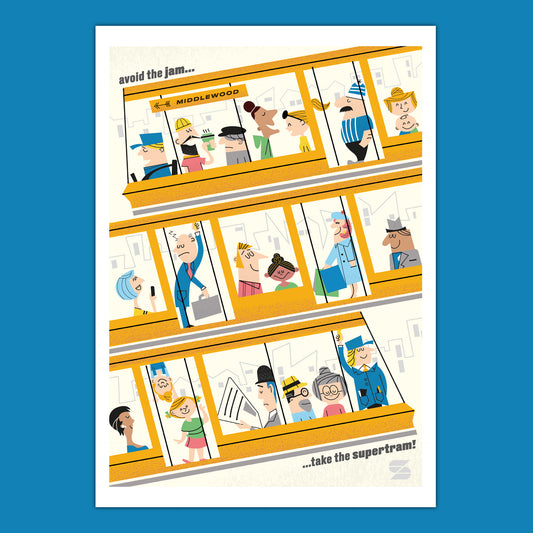 Supertram Print - A4