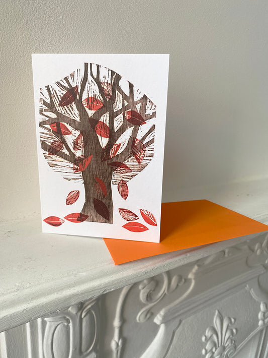 Autumn Leaves Card