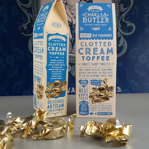 Charles Butler - Clotted Cream Toffee 190g
