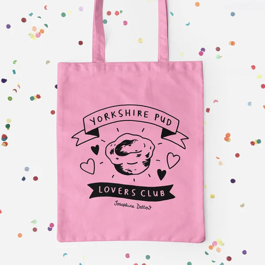 Yorkshire Pud Lovers Tote Bag - Pink