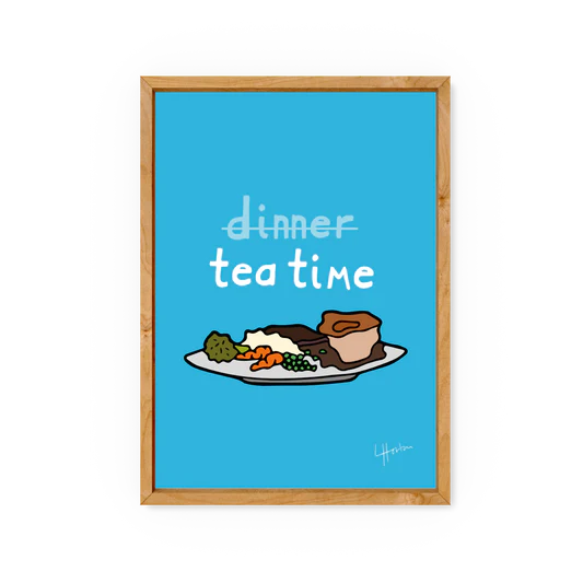 Teatime Pie Print - A4
