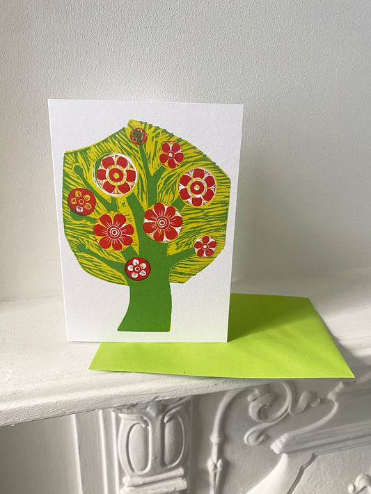 Tree in Blossom Card