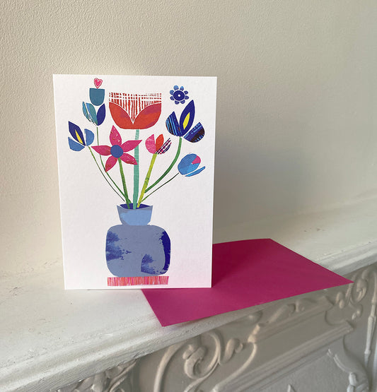 Vase of Flowers Card