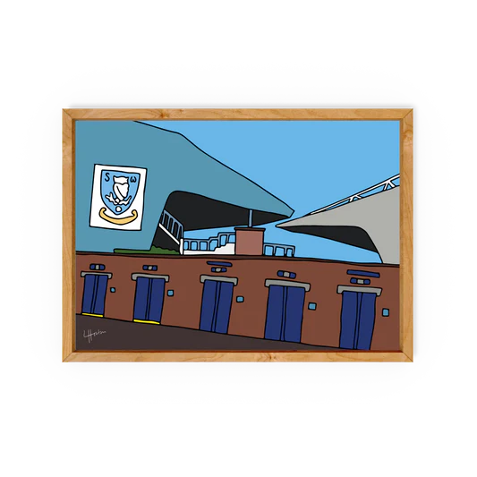 Wednesday Ground Print - A4